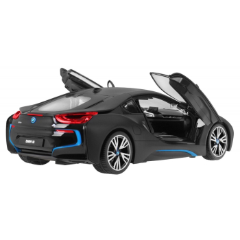 BMW i8 czarne RASTAR model 1:14 Zdalnie sterowane auto + pilot 2,4 GHz